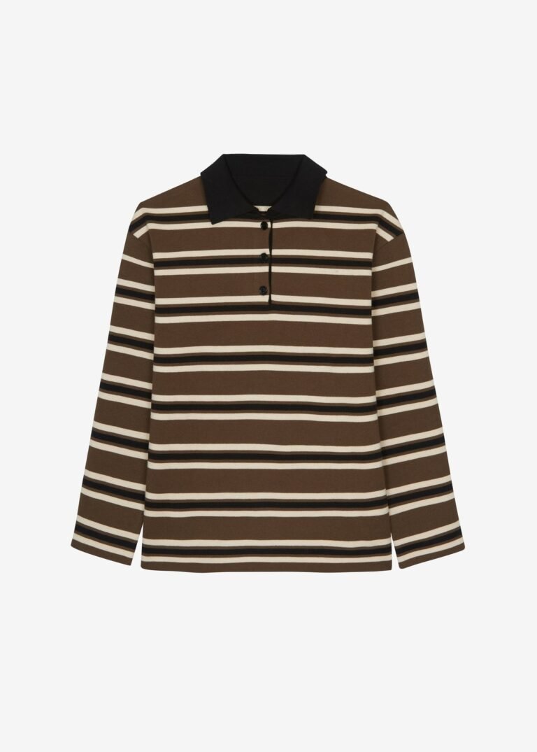 Striped polo shirts